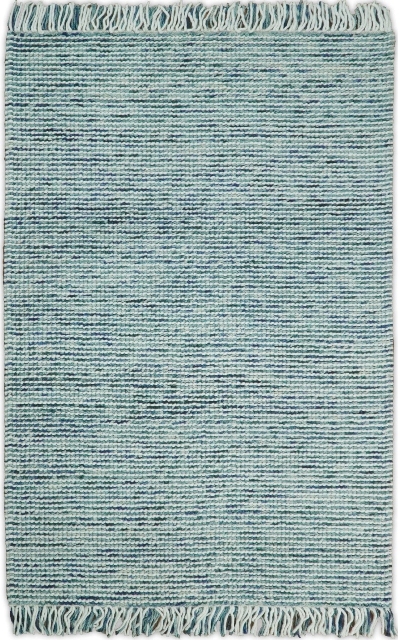 The Rug Decor Area Rug 5x8 Hand Made Blue Woolen Chunky and Soft Area Rug Hand Made Blue Woolen Chunky and Soft Area Rug