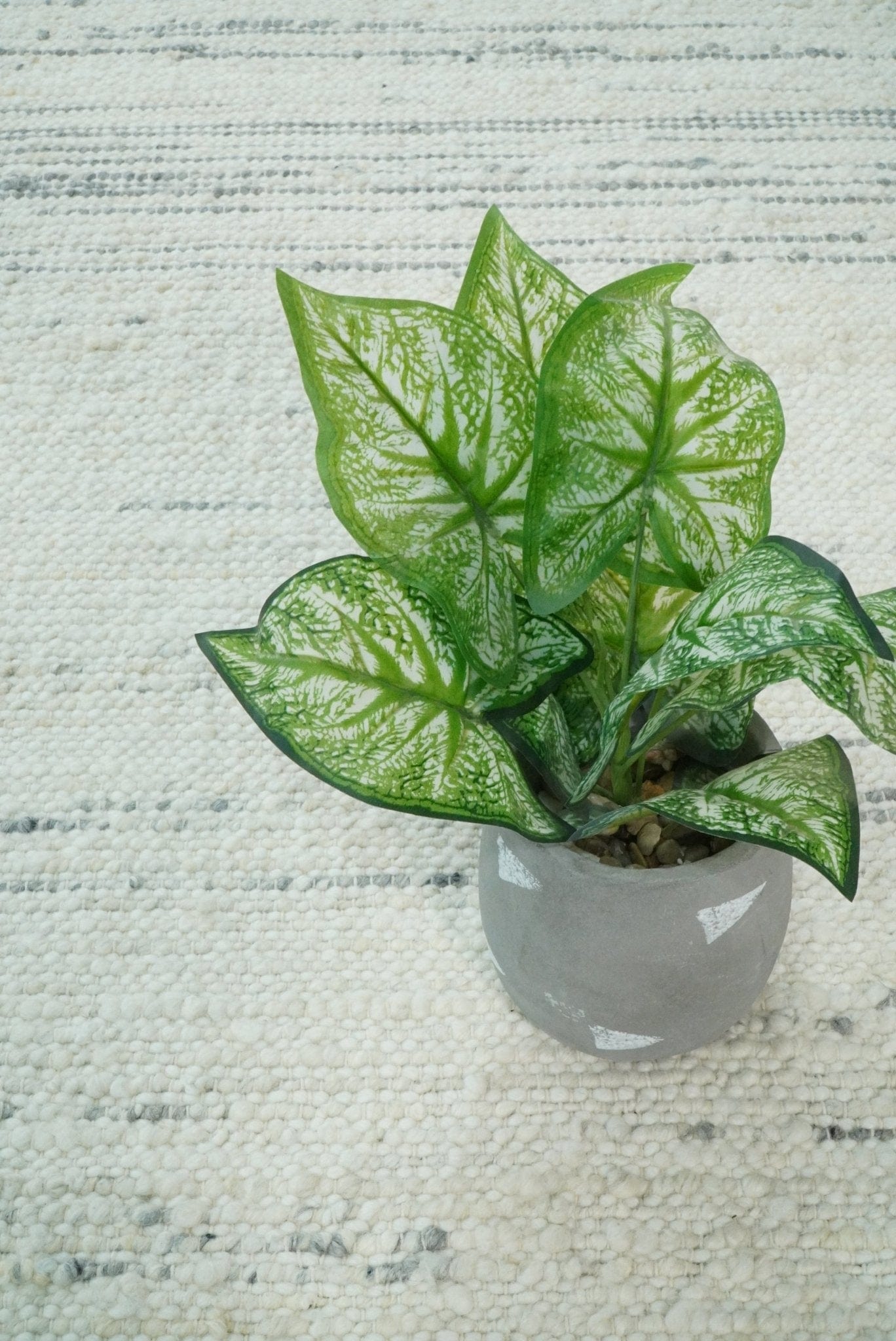 The Rug Decor Area Rug 5x8 Hand Made Woolen Chunky and Soft Ivory and Gray Area Rug Hand Made Woolen Chunky and Soft Ivory and Gray Area Rug