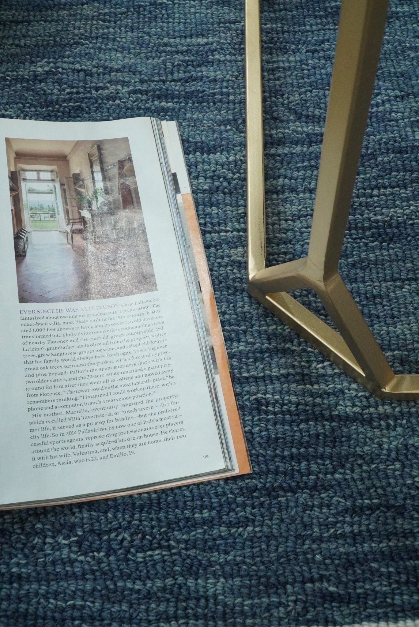 The Rug Decor Area Rug Hand Made Woolen Modern Solid Blue Area Rug Hand Made Woolen Modern Solid Blue Area Rug