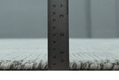 The Rug Decor Area Rug Hand Tufted Ivory, Silver and Blue Modern Abstract Custom Made wool Rug Hand Tufted Ivory, Silver and Blue Modern Abstract Custom Made wool Rug