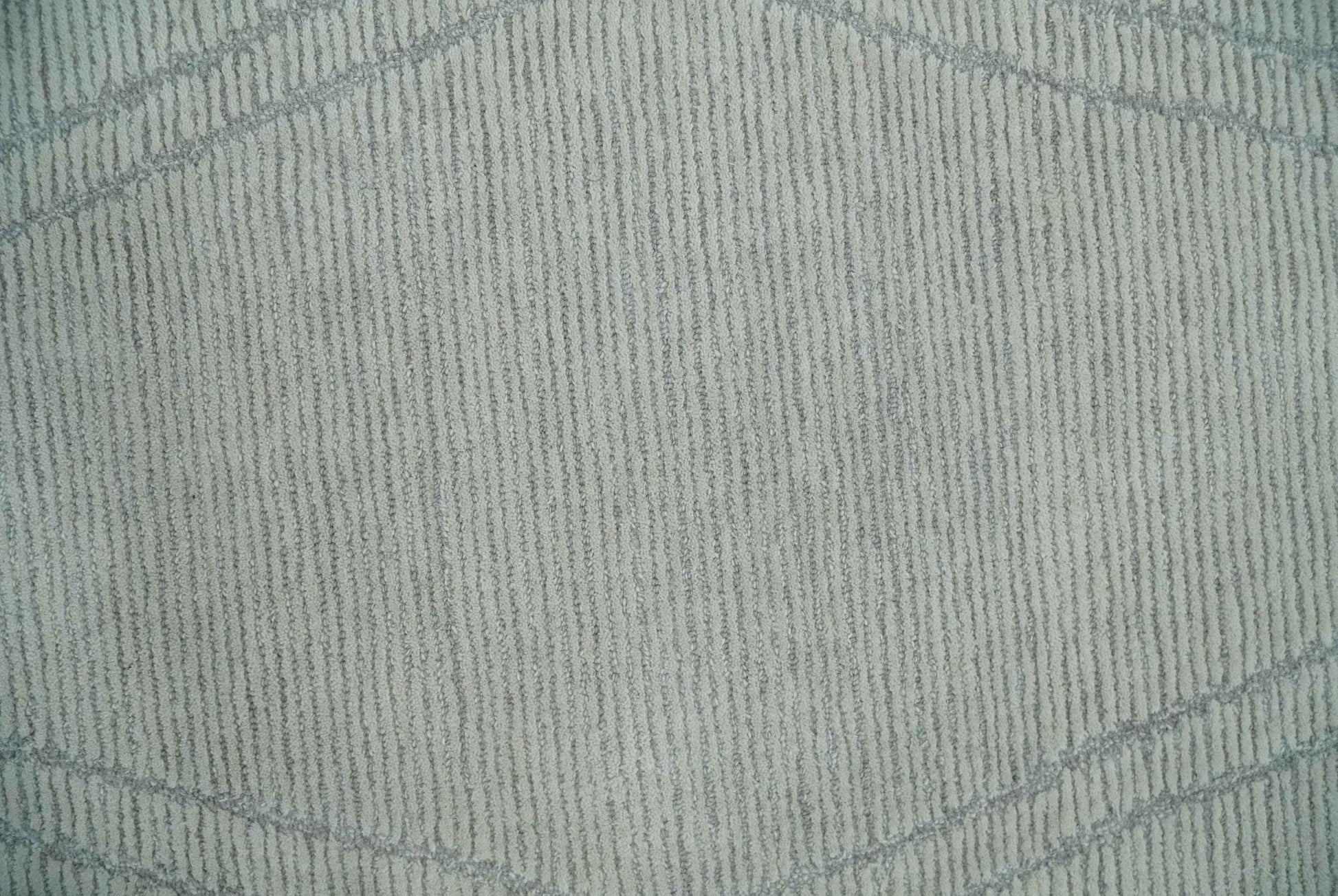 The Rug Decor Area Rug Hand Tufted Ivory Traditional Geometrical Moroccan Design Custom Made Rug Hand Tufted Ivory Traditional Geometrical Moroccan Design Custom Made Rug