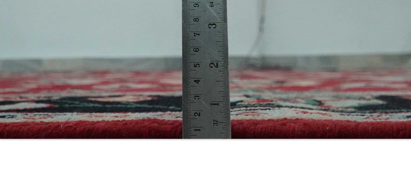 The Rug Decor Area Rug Red and Black Hand Knotted Traditional Oushak Custom made wool Area Rug Red and Black Hand Knotted Traditional Oushak Custom made wool Area Rug