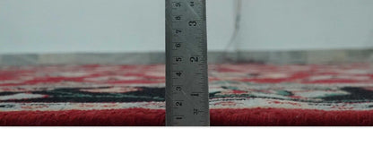 The Rug Decor Area Rug Red and Black Hand Knotted Traditional Oushak Custom made wool Area Rug Red and Black Hand Knotted Traditional Oushak Custom made wool Area Rug