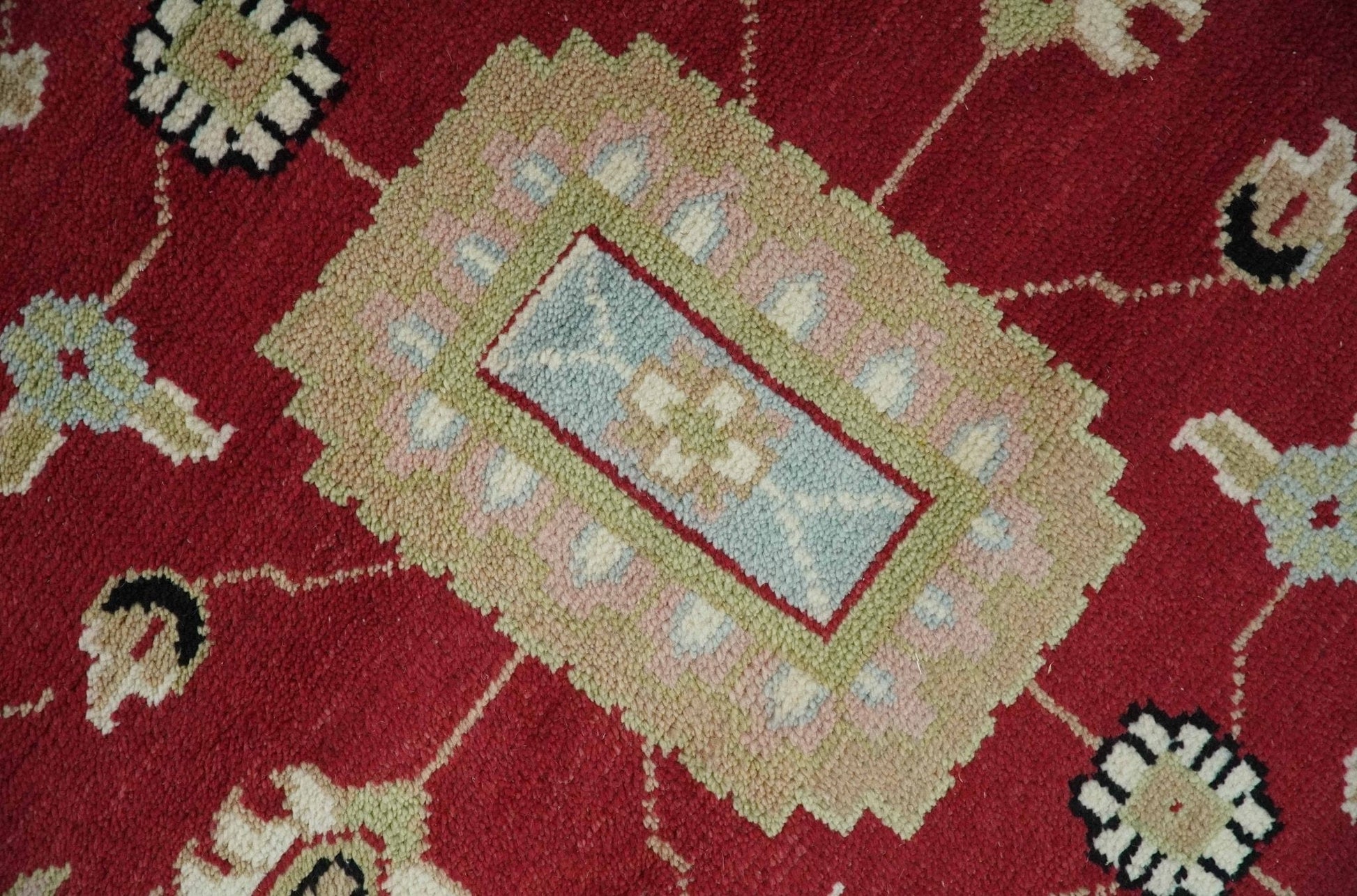 The Rug Decor Area Rug Rust, Olive and Black Hand Knotted Traditional Oriental Custom Made Wool Area Rug Rust, Olive and Black Hand Knotted Traditional Oriental Custom Made Wool Area Rug