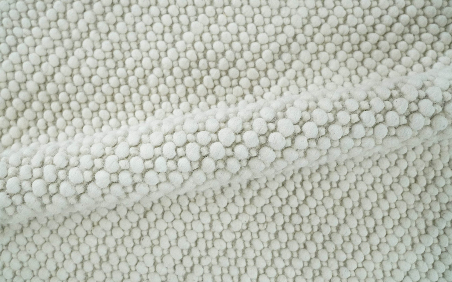 The Rug Decor Area Rug Solid Ivory Chunky Handwoven Wool Area Rug | Layering Rug Solid Ivory Chunky Handwoven Wool Area Rug | Layering Rug