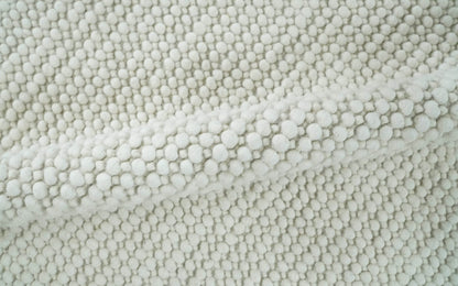 The Rug Decor Area Rug Solid Ivory Chunky Handwoven Wool Area Rug | Layering Rug Solid Ivory Chunky Handwoven Wool Area Rug | Layering Rug