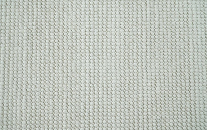 The Rug Decor Area Rug Solid Ivory Chunky Handwoven Wool Area Rug | Layering Rug Solid Ivory Chunky Handwoven Wool Area Rug | Layering Rug