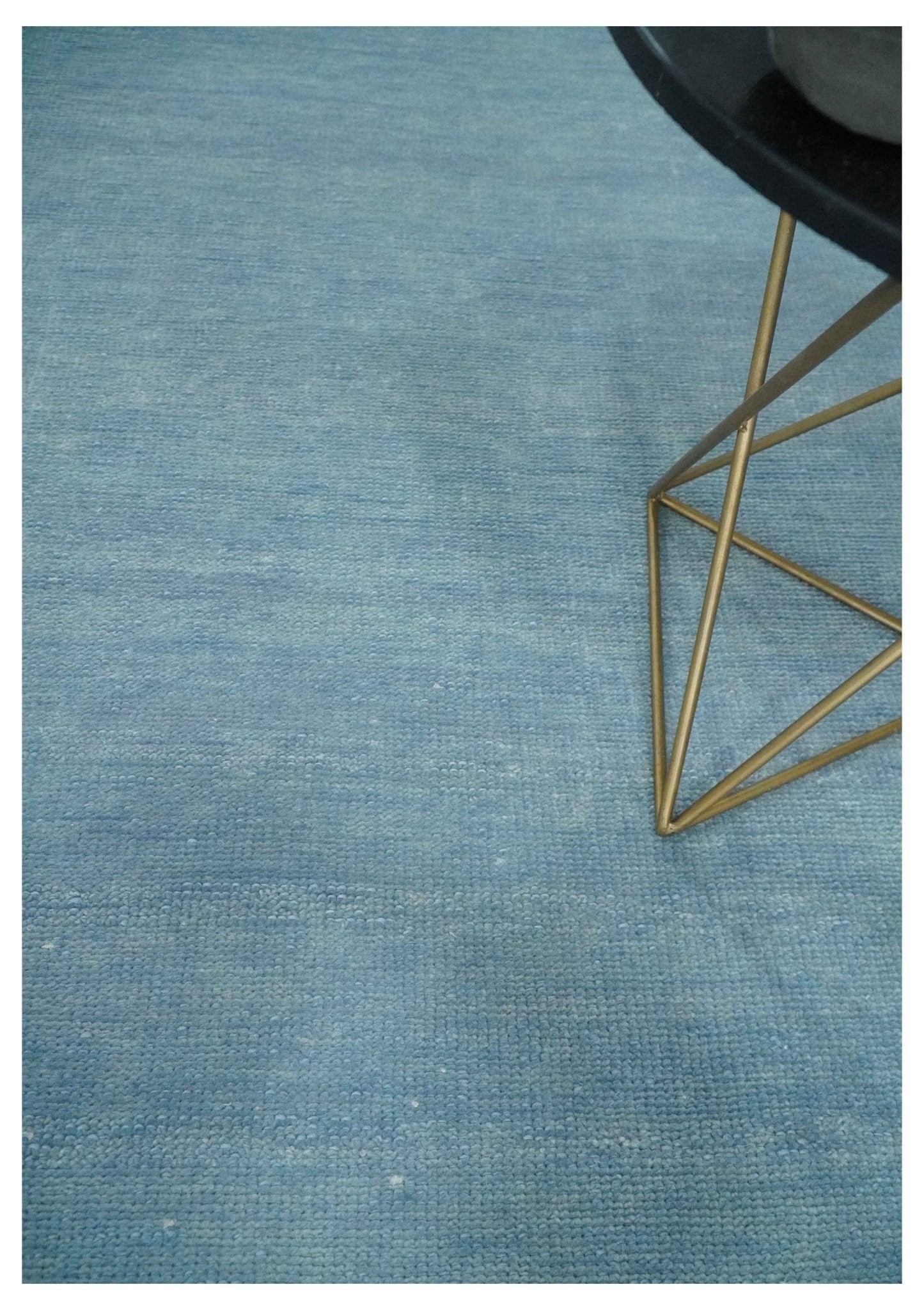 The Rug Decor Area Rug Solid Plane Blue Custom Made Modern Hand knotted wool Area Rug Solid Plane Blue Custom Made Modern Hand knotted wool Area Rug