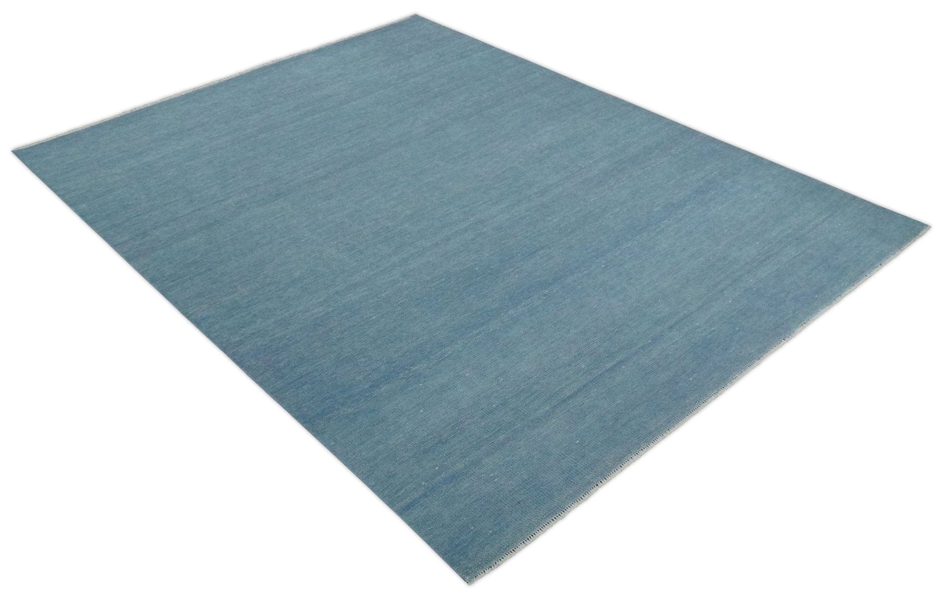The Rug Decor Area Rug Solid Plane Blue Custom Made Modern Hand knotted wool Area Rug Solid Plane Blue Custom Made Modern Hand knotted wool Area Rug