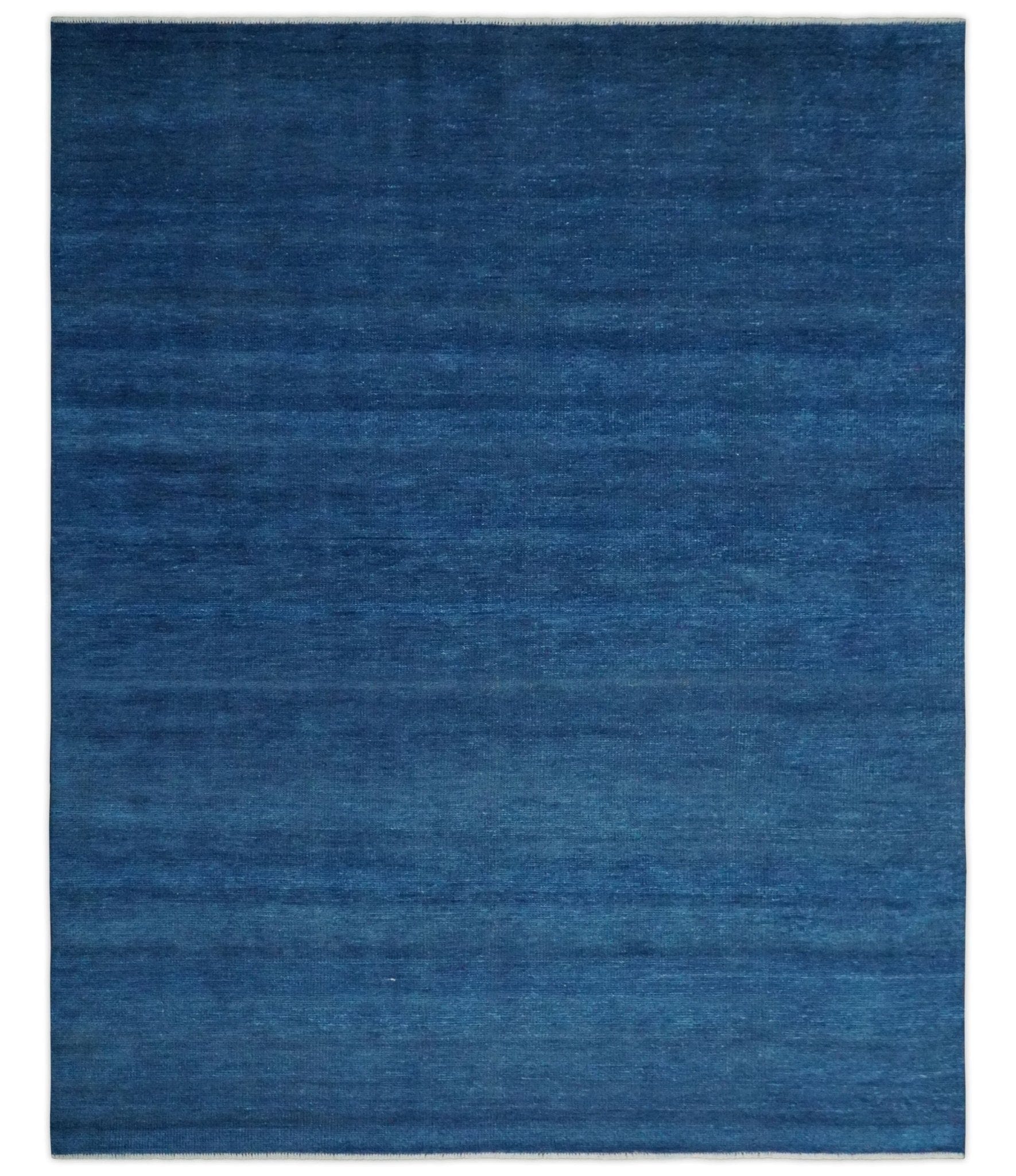 The Rug Decor Area Rug 8x10 Solid Plane Blue Hand knotted Contemporary Custom Made wool Area Rug Solid Plane Blue Hand knotted Contemporary Custom Made wool Area Rug