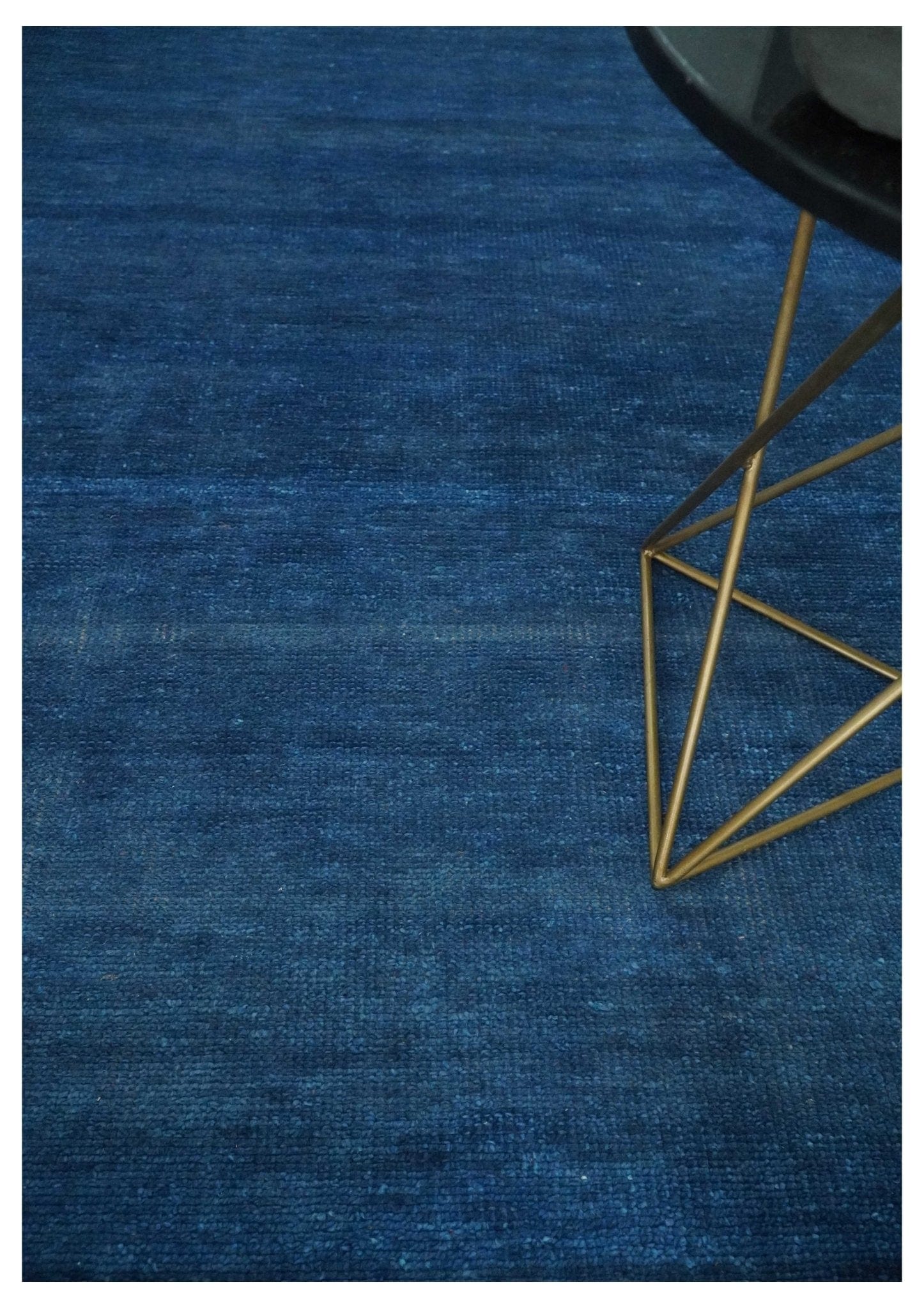 The Rug Decor Area Rug Solid Plane Blue Hand knotted Contemporary Custom Made wool Area Rug Solid Plane Blue Hand knotted Contemporary Custom Made wool Area Rug