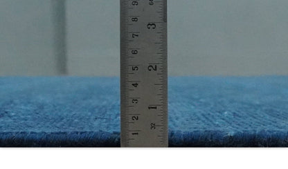 The Rug Decor Area Rug Solid Plane Blue Hand knotted Contemporary Custom Made wool Area Rug Solid Plane Blue Hand knotted Contemporary Custom Made wool Area Rug