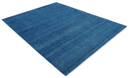 The Rug Decor Area Rug Solid Plane Blue Hand knotted Contemporary Custom Made wool Area Rug Solid Plane Blue Hand knotted Contemporary Custom Made wool Area Rug