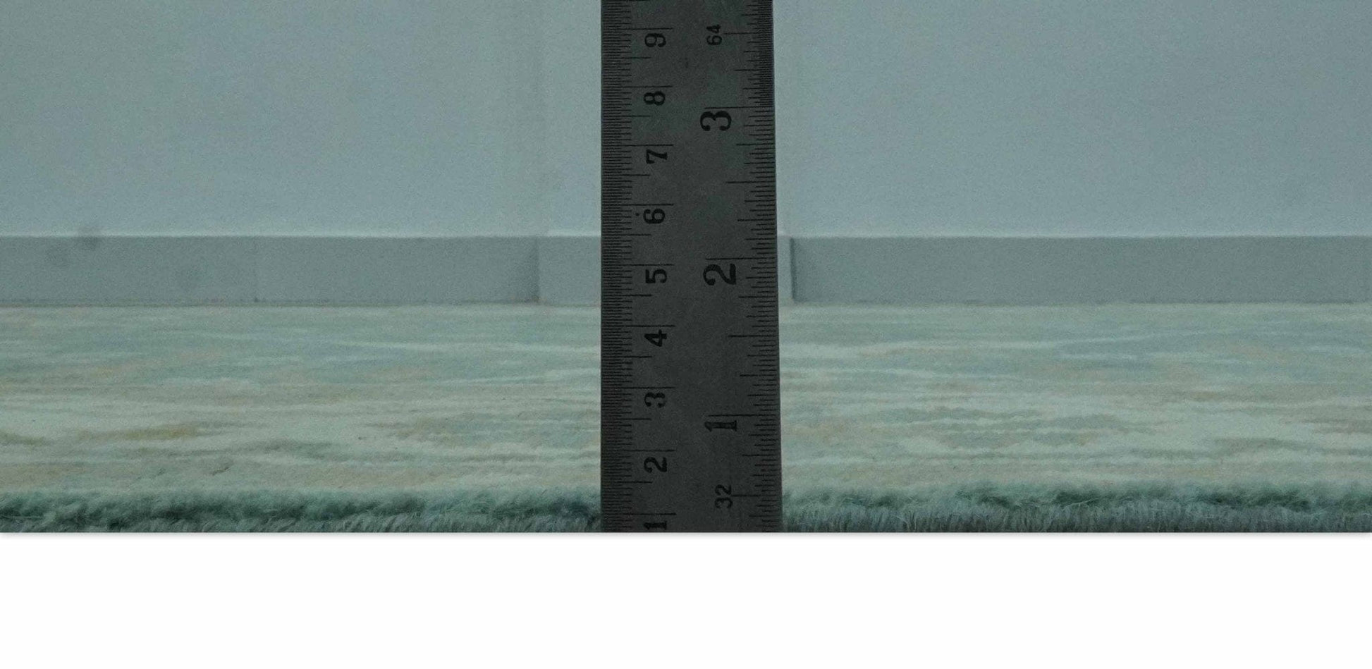 The Rug Decor Area Rug Teal and Ivory Hand Knotted Traditional Oriental Oushak Custom Made wool rug Teal and Ivory Hand Knotted Traditional Oriental Oushak Custom Made wool rug