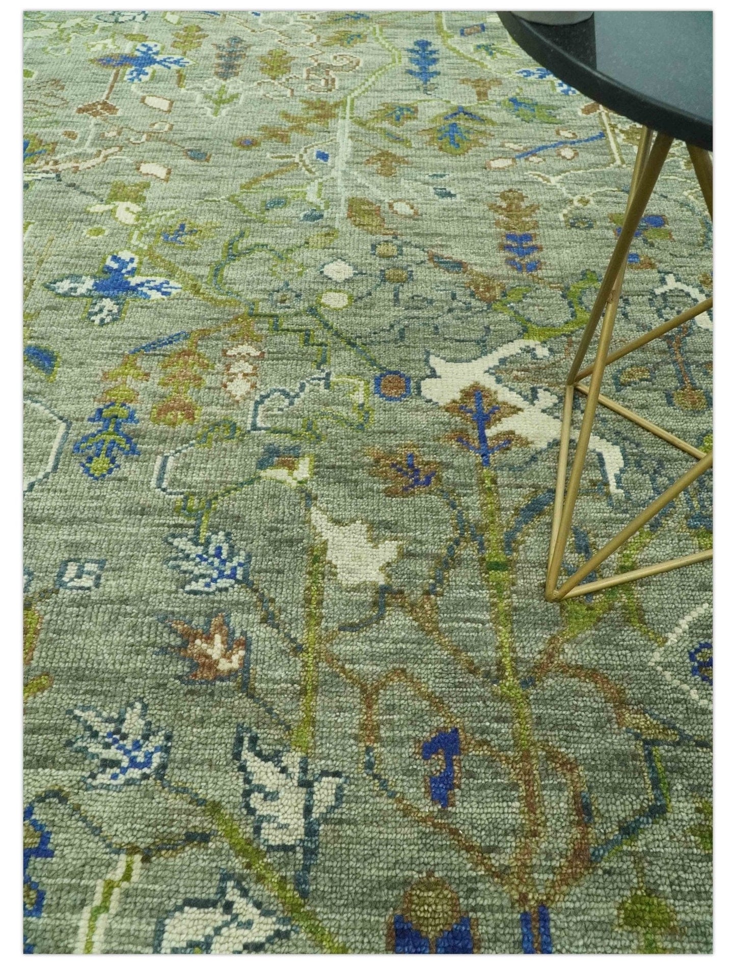 The Rug Decor Area Rug The Plants and Roots Green Hand Knotted Traditional Custom Made Wool Area Rug The Plants and Roots Green Hand Knotted Traditional Custom Made Wool Area Rug