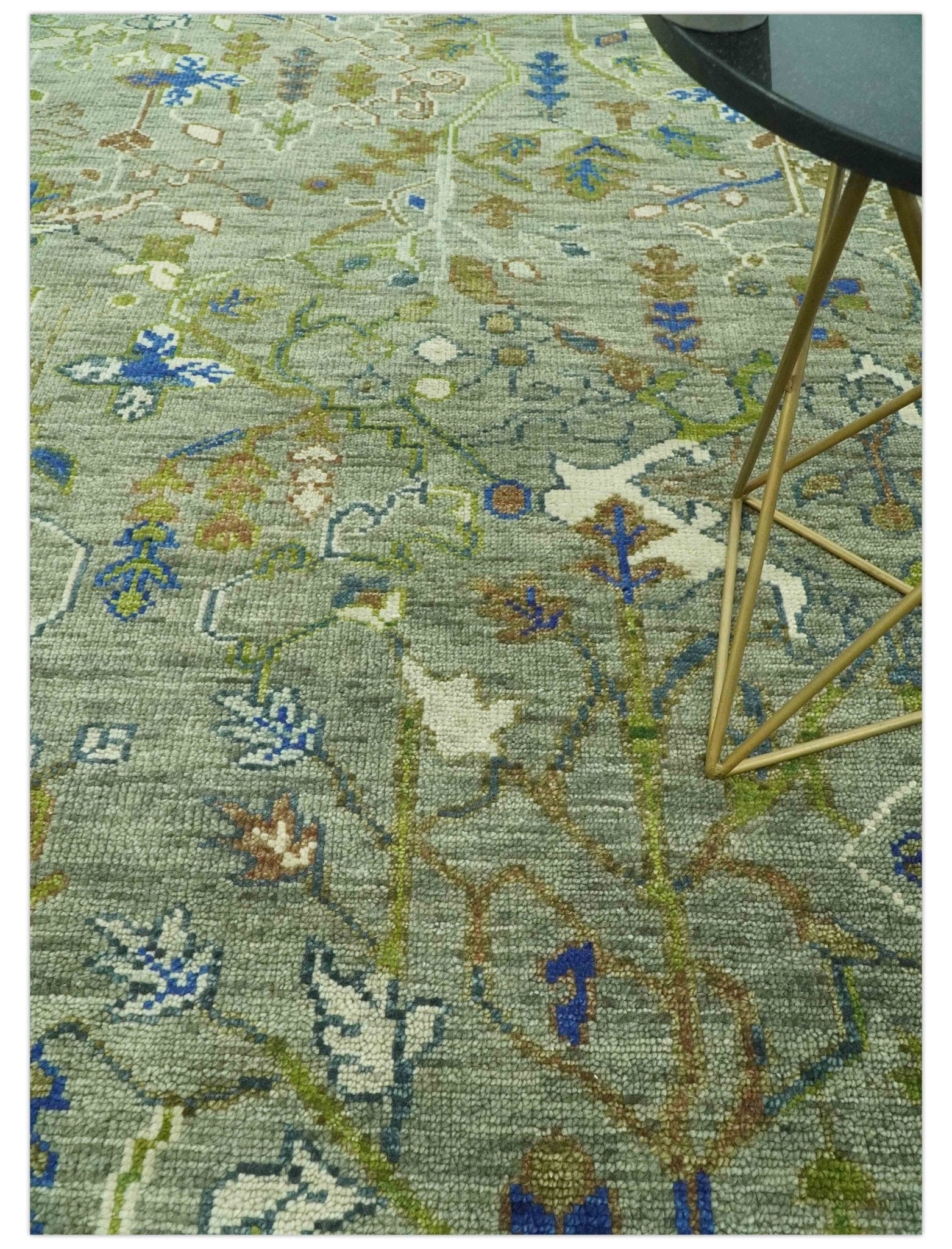 The Rug Decor Area Rug The Plants and Roots Green Hand Knotted Traditional Custom Made Wool Area Rug The Plants and Roots Green Hand Knotted Traditional Custom Made Wool Area Rug