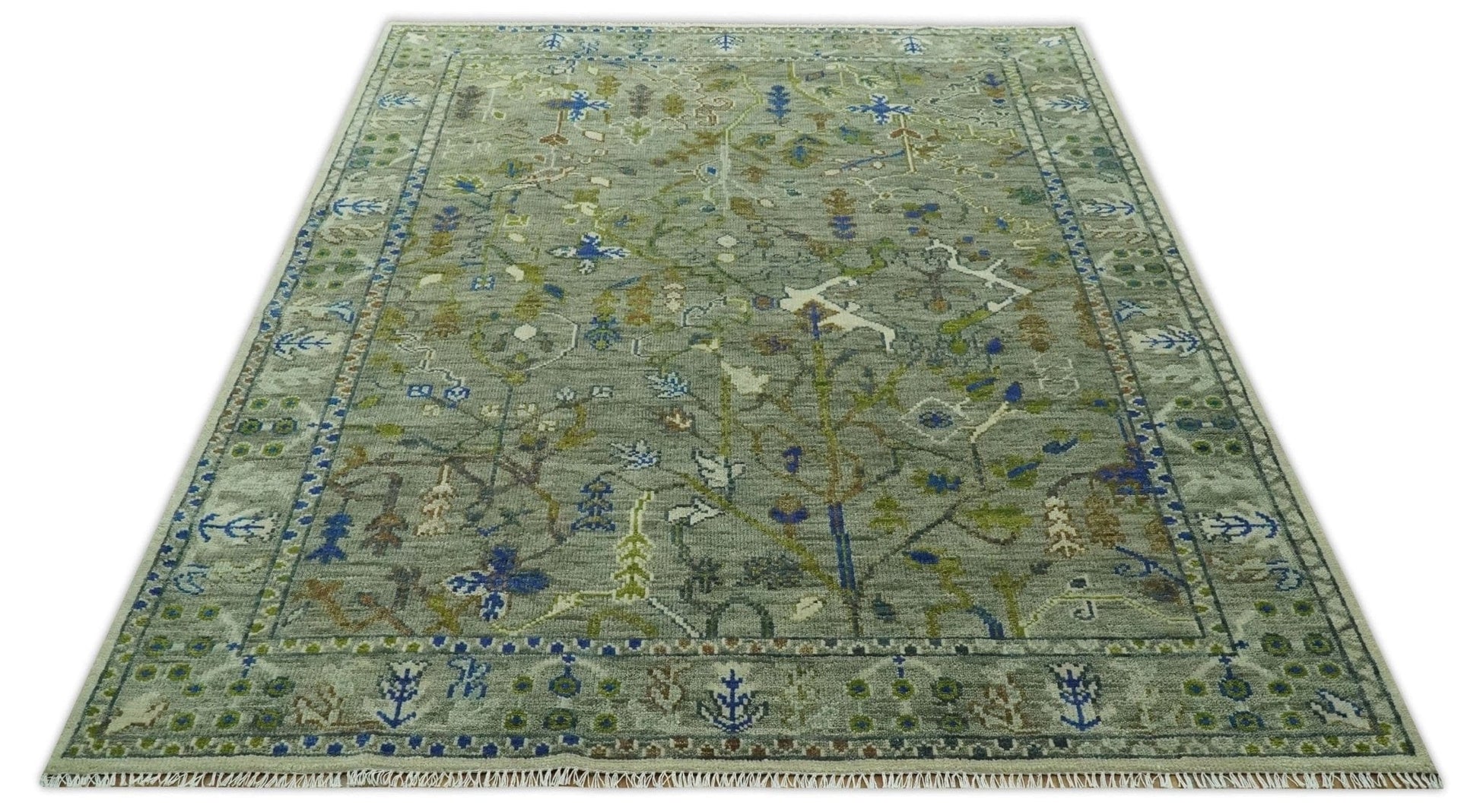 The Rug Decor Area Rug The Plants and Roots Green Hand Knotted Traditional Custom Made Wool Area Rug The Plants and Roots Green Hand Knotted Traditional Custom Made Wool Area Rug