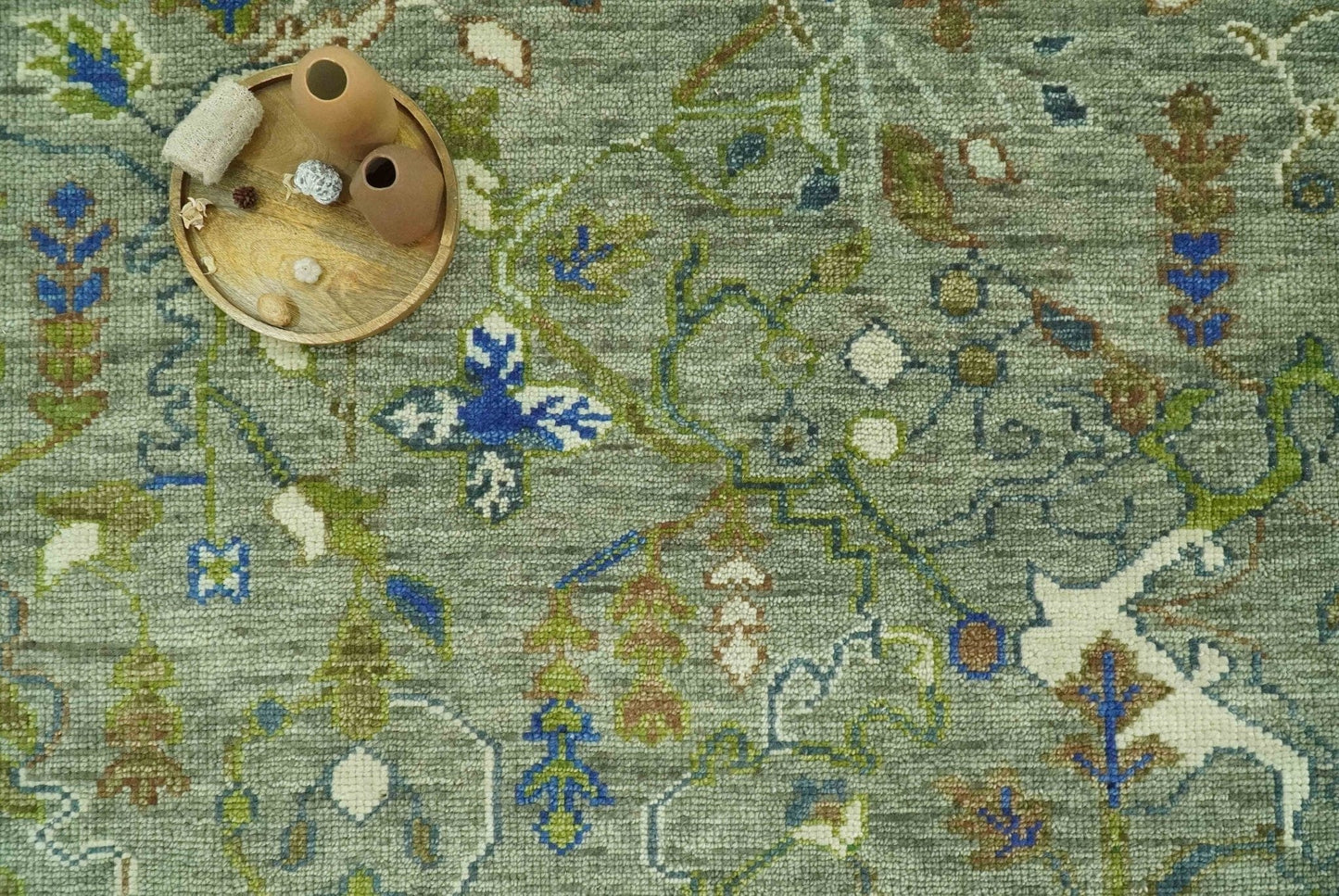 The Rug Decor Area Rug The Plants and Roots Green Hand Knotted Traditional Custom Made Wool Area Rug The Plants and Roots Green Hand Knotted Traditional Custom Made Wool Area Rug