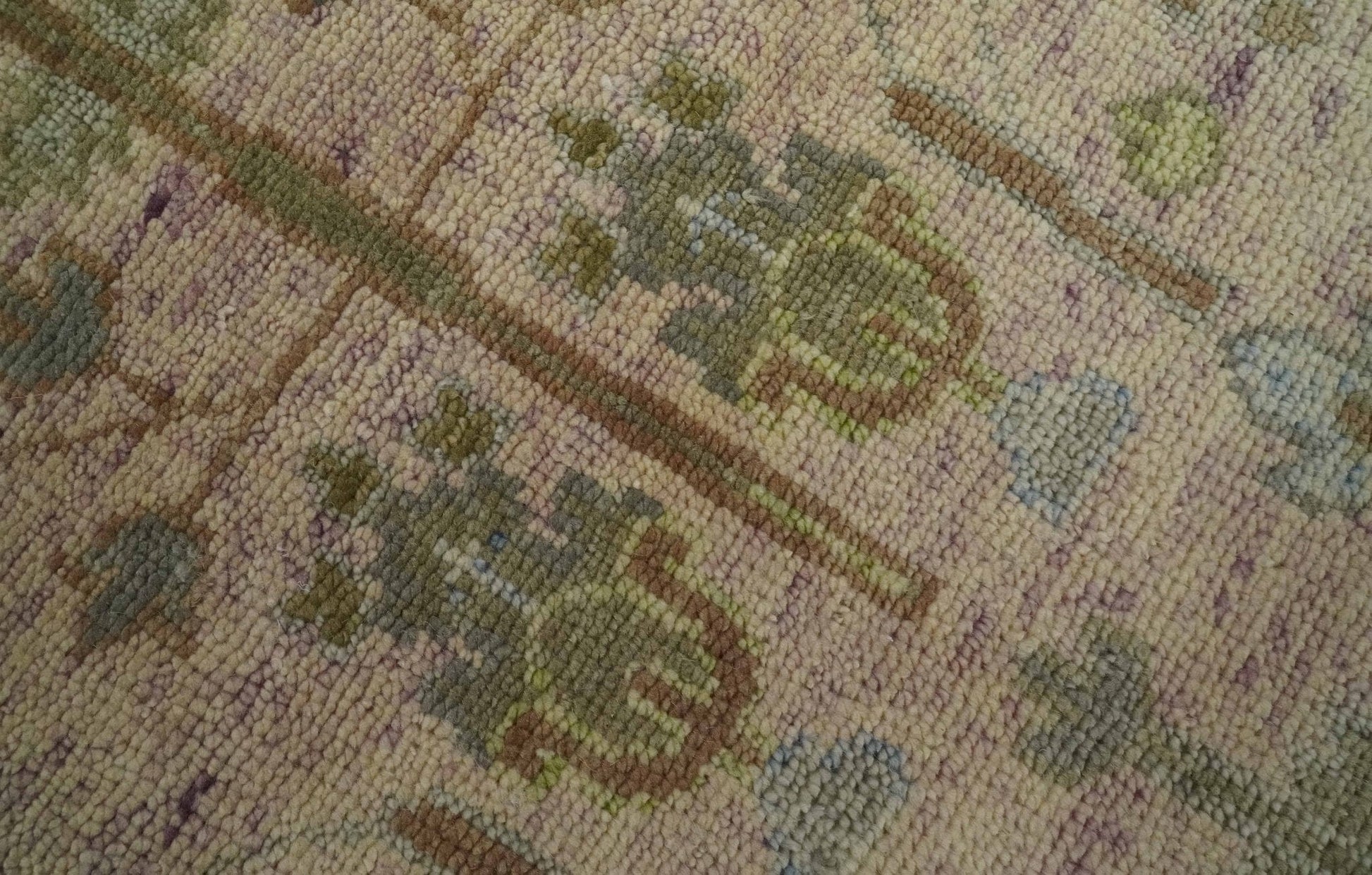 The Rug Decor Area Rug Tree of life Beige, Purple and Olive Hand Knotted Traditional Floral Custom Made wool rug Tree of life Beige, Purple and Olive Hand Knotted Traditional Floral Custom Made wool rug