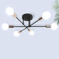 Residence Supply 6 Heads - Black Gold - 29.5" x 8.6" / 75cm x 22cm - 30W - Without Bulbs Arinya Ceiling Light