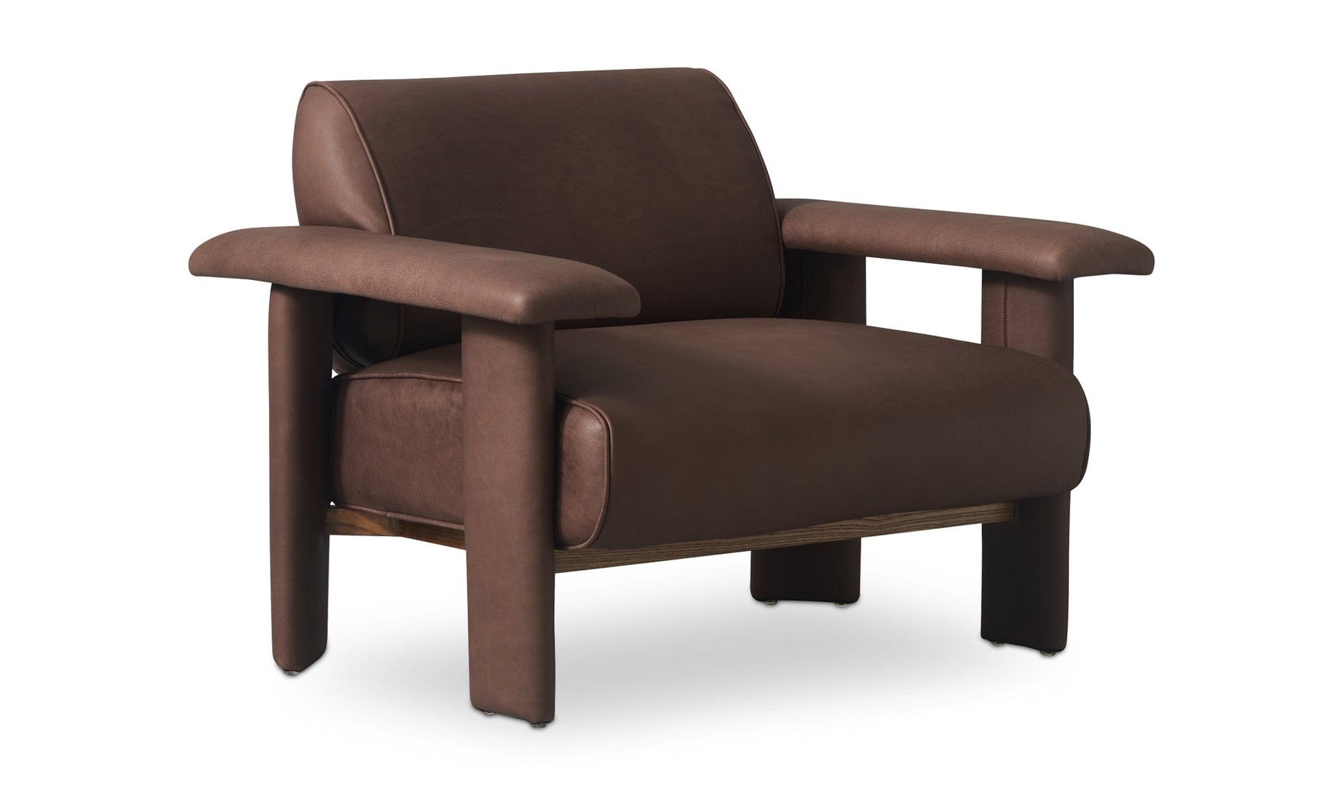 Moe's Home Collection Arm Chairs, Recliners & Sleeper Chairs Marcello Lounge Chair Dark Brown Marcello Lounge Chair Dark Brown