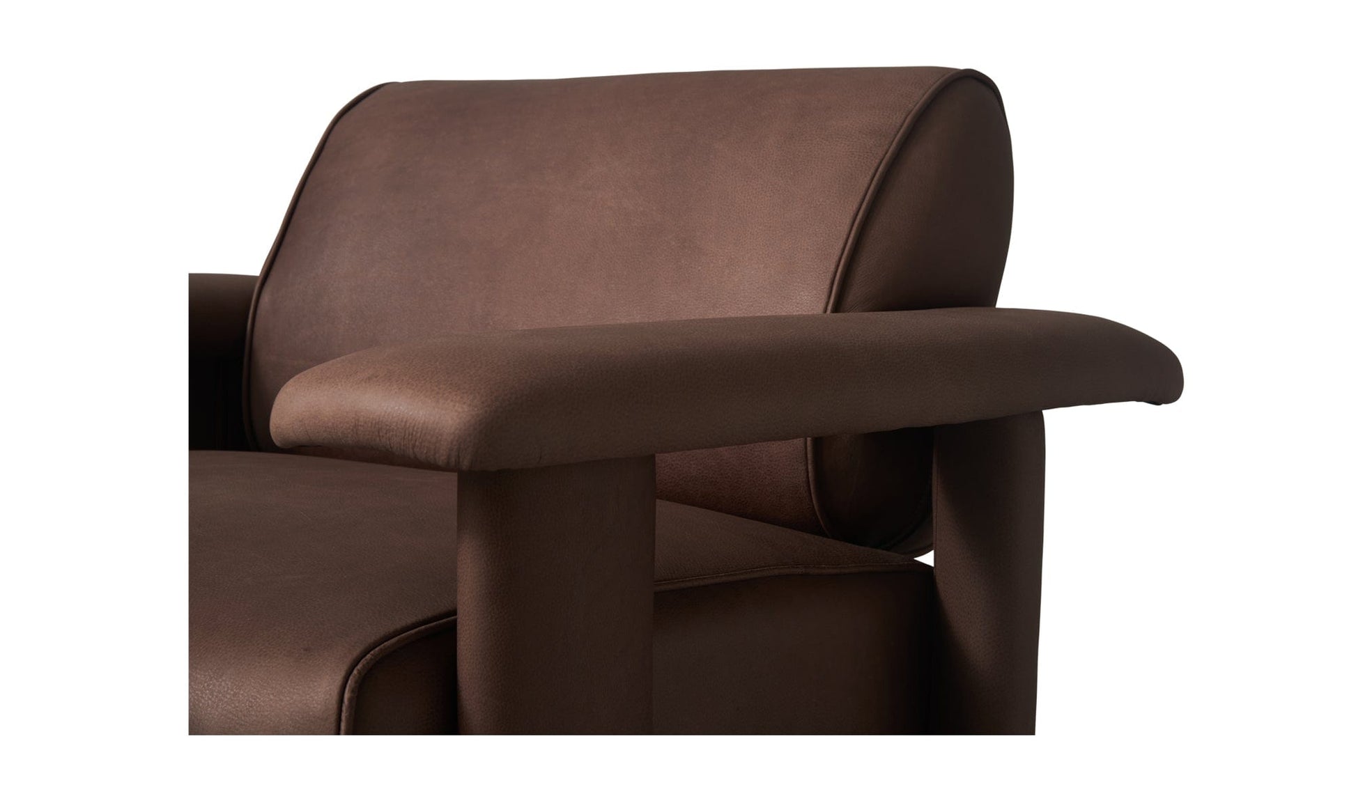 Moe's Home Collection Arm Chairs, Recliners & Sleeper Chairs Marcello Lounge Chair Dark Brown Marcello Lounge Chair Dark Brown