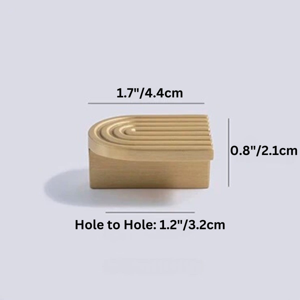 Residence Supply Hole to Hole: 1.2" / 3.2cm Arnas Pull Bar