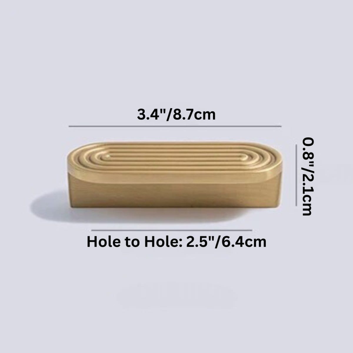 Residence Supply Hole to Hole: 2.5" / 6.4cm Arnas Pull Bar