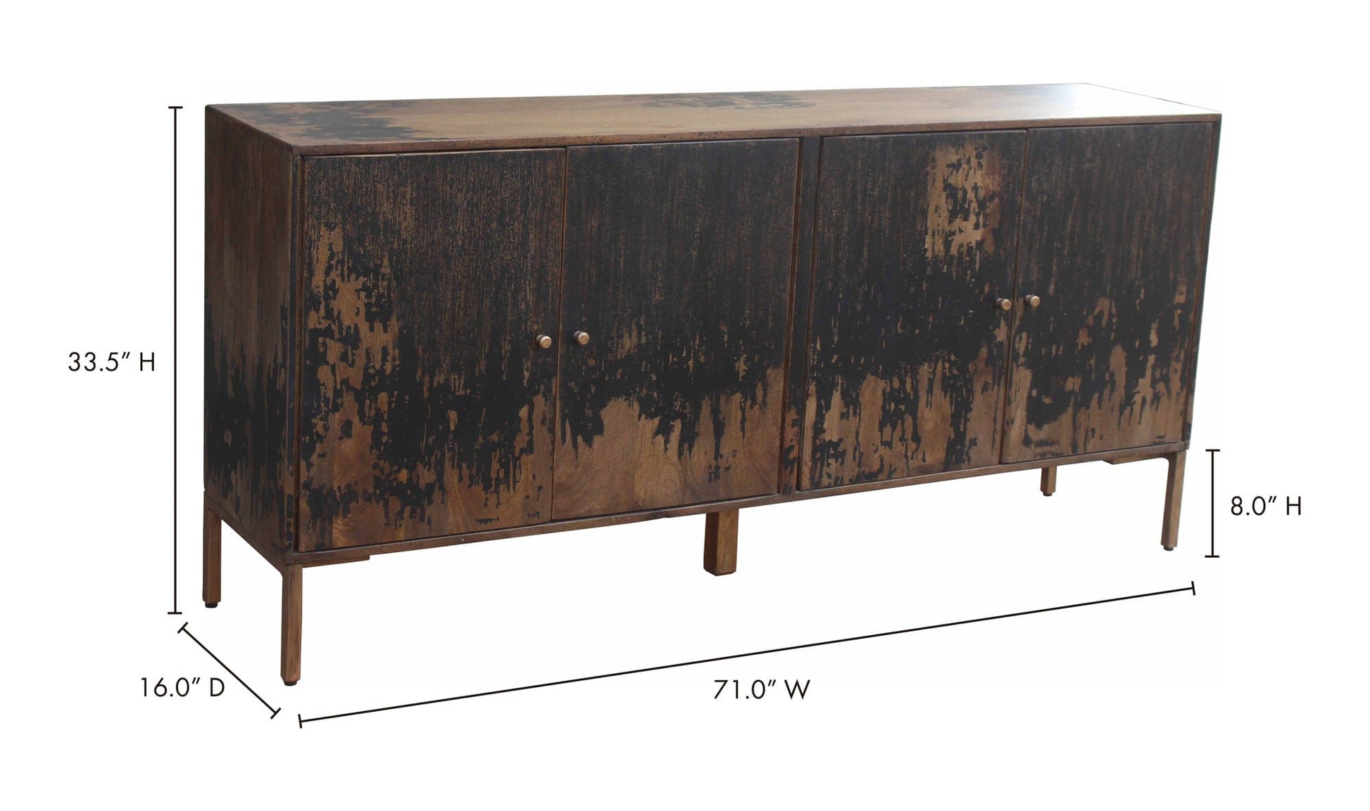 The Carpentry Shop Co. Artists Sideboard Artists Sideboard