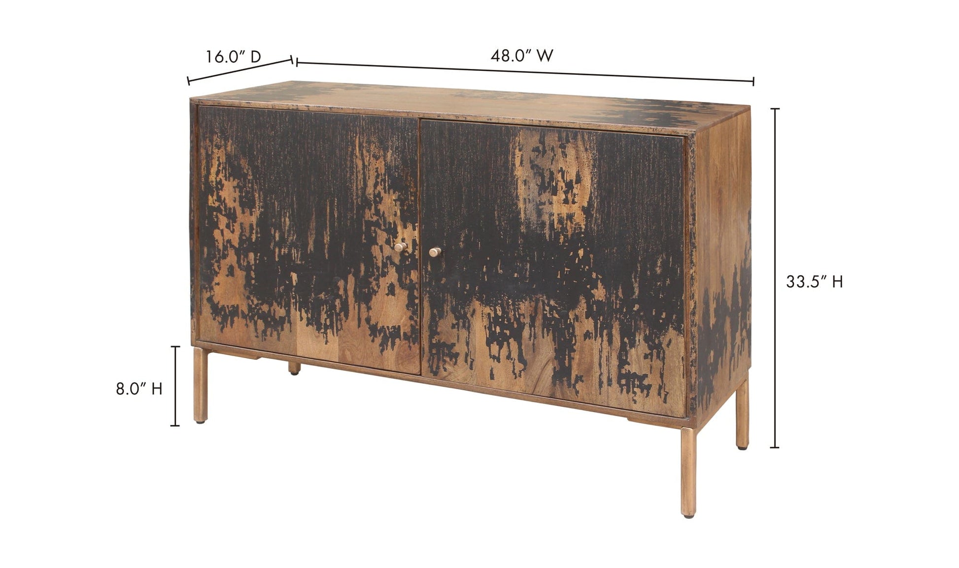 The Carpentry Shop Co. Artists Sideboard Small Artists Sideboard Small