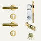 Residence Supply 2.2" x 5.3" / 5.5 x 13.5cm / With Mortice Lock & Keys / Polished Brass Asper Handle and Lock