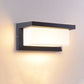 Residence Supply B - No Sensor - 10.2" x 4.9" / 26cm x 12.5cm / 18W - Warm White (3000K) Aster Outdoor Wall Lamp