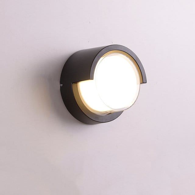 Residence Supply A - No Sensor - 6.6" x 3.9" / 17cm x 10cm / 18W - Warm White (3000K) Aster Outdoor Wall Lamp