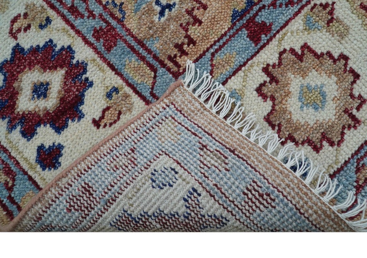 Astra Custom Made Turkish Peach Hand knotted Wool Rug.
