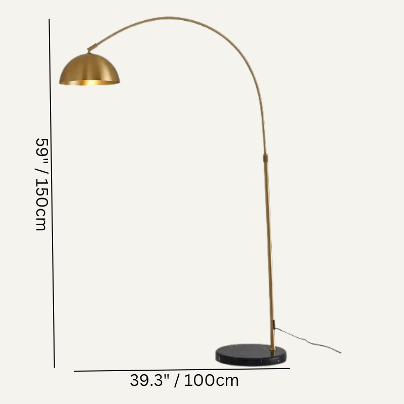 Residence Supply 39.3" x 59" / 100 x 150cm / 15W / Warm White 3000k Asuwa Floor Lamp