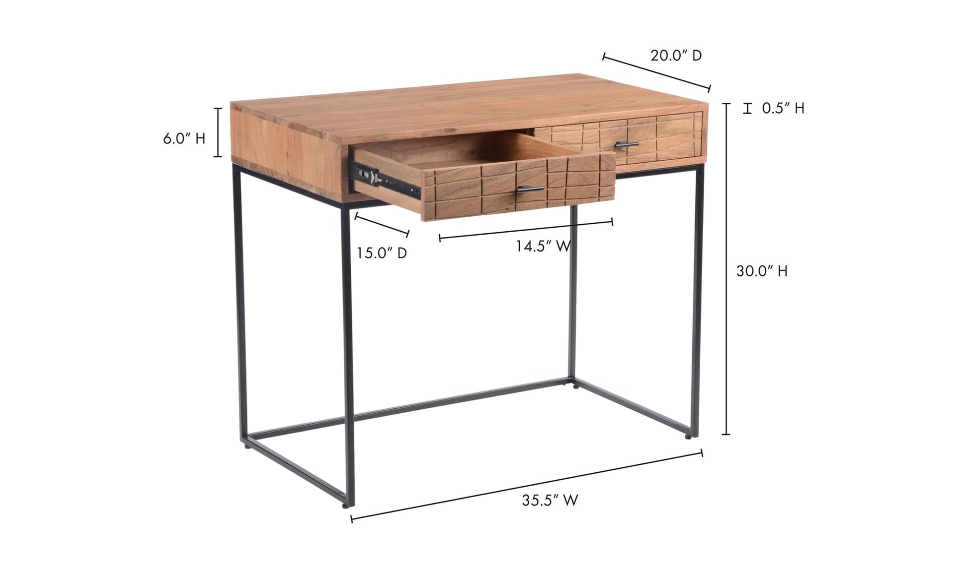 The Carpentry Shop Co. Atelier Desk Natural Atelier Desk Natural