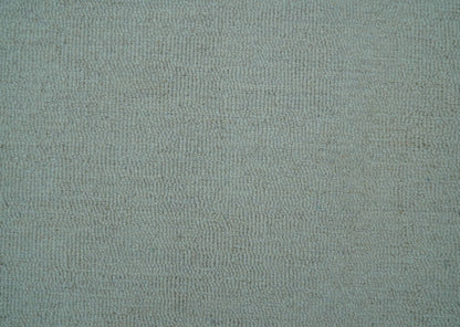 Azure Custom Made Geometrical Charcoal And Gray Hand Tufted Wool  Rug.