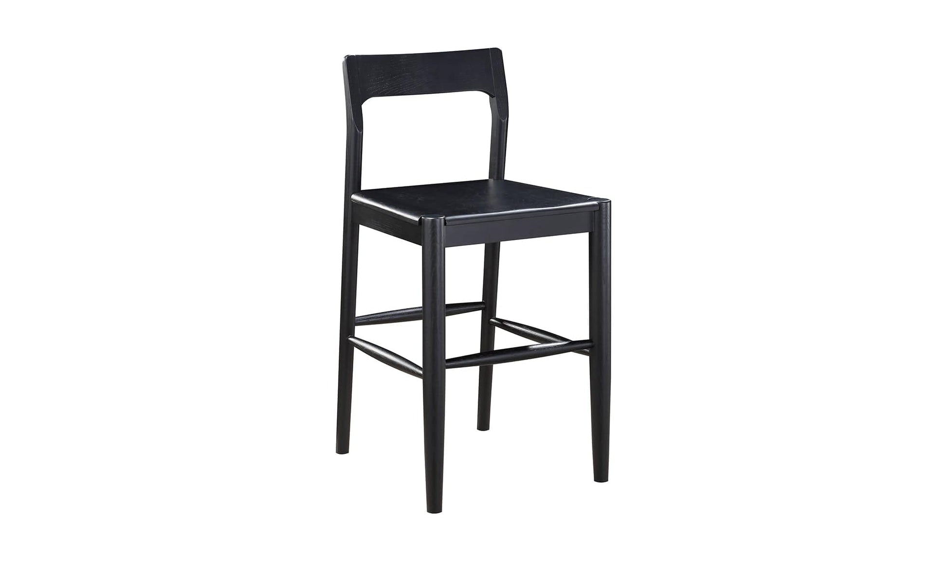 Moe's Home Collection Bar stool OWING COUNTER STOOL BLACK OWING COUNTER STOOL BLACK