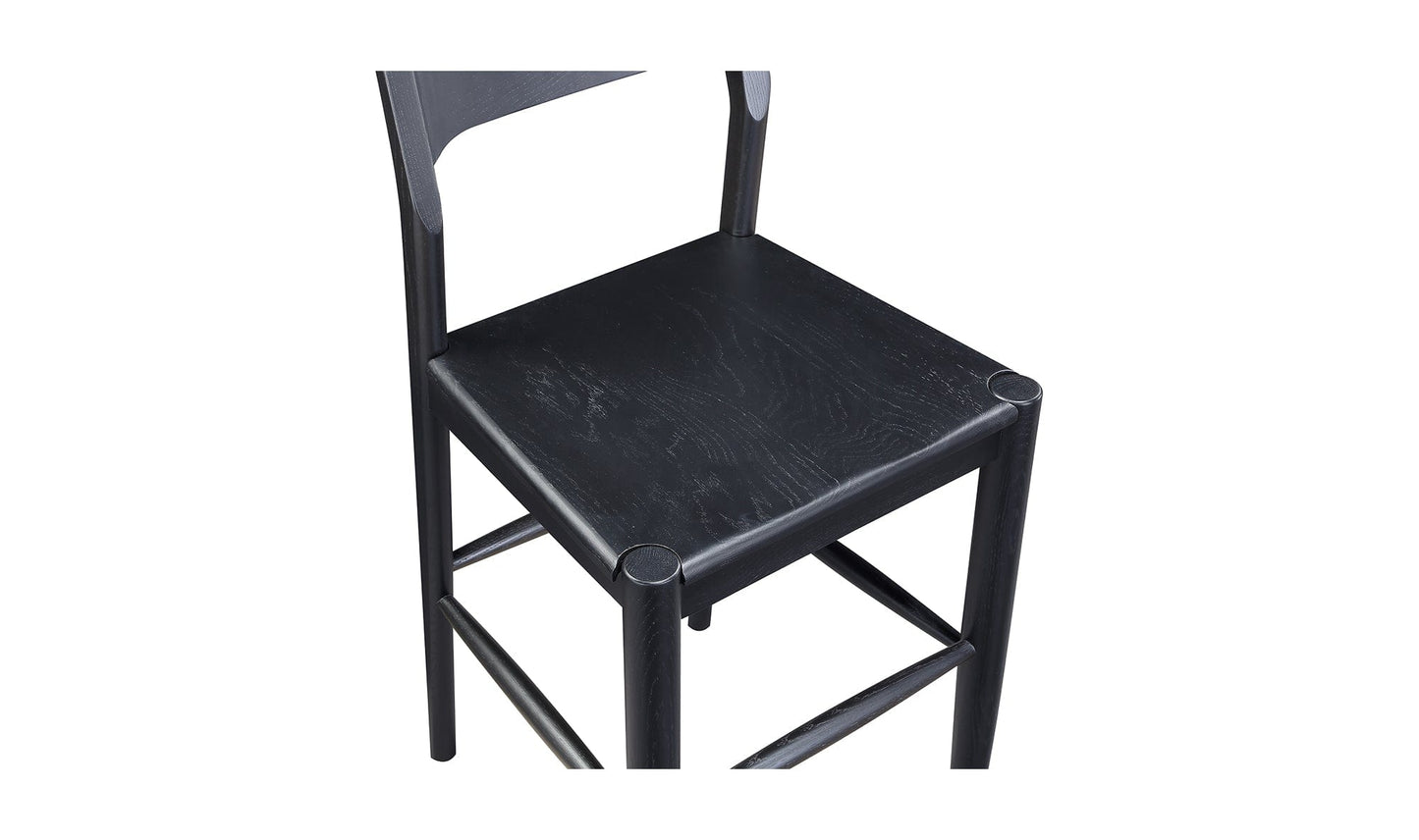 Moe's Home Collection Bar stool OWING COUNTER STOOL BLACK OWING COUNTER STOOL BLACK
