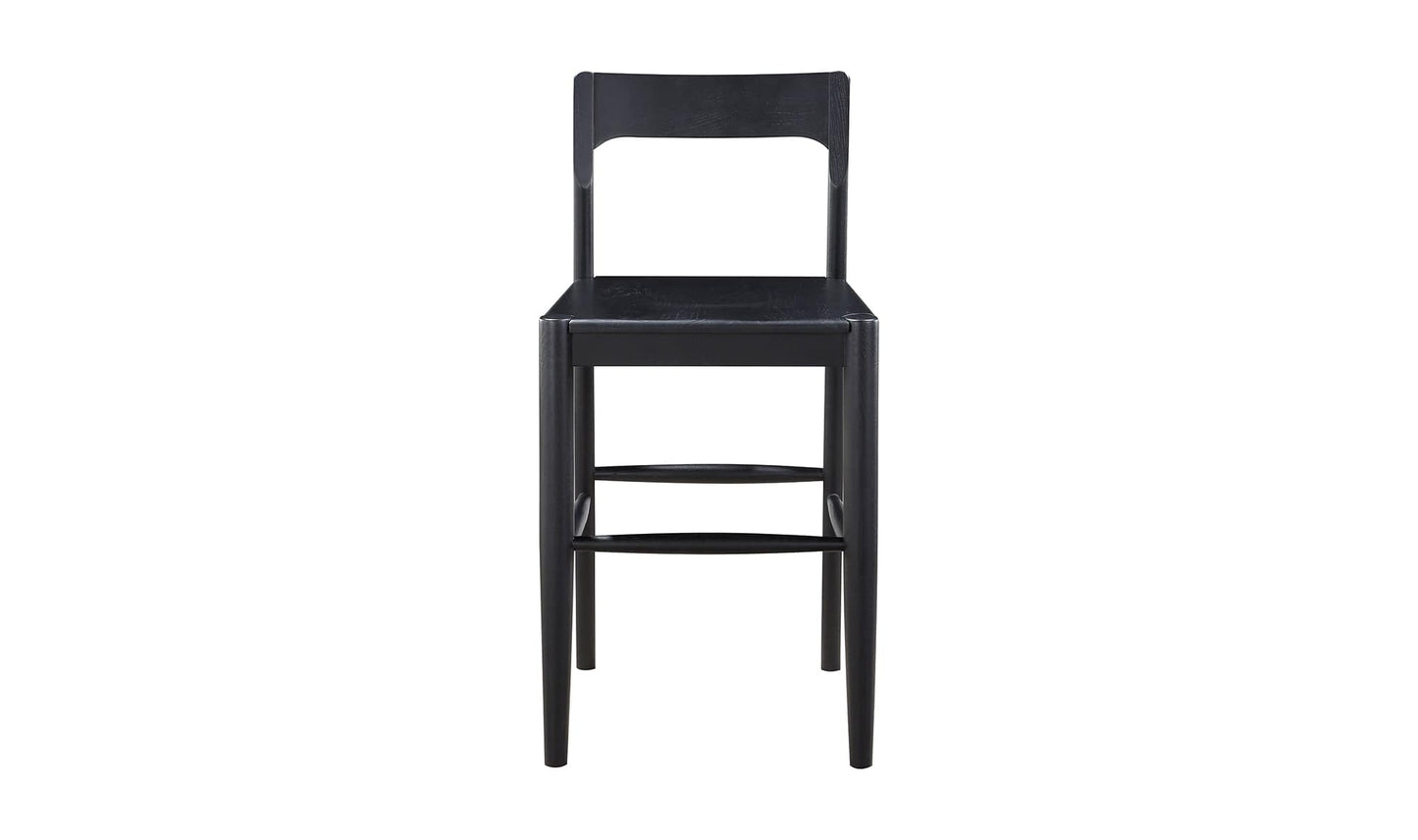 Moe's Home Collection Bar stool OWING COUNTER STOOL BLACK OWING COUNTER STOOL BLACK