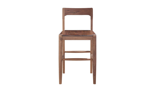 Moe's Home Collection Bar stool OWING COUNTER STOOL WALNUT OWING COUNTER STOOL WALNUT
