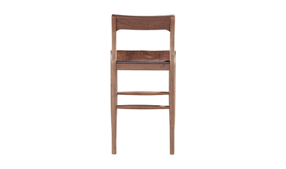 Moe's Home Collection Bar stool OWING COUNTER STOOL WALNUT OWING COUNTER STOOL WALNUT