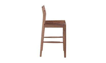 Moe's Home Collection Bar stool OWING COUNTER STOOL WALNUT OWING COUNTER STOOL WALNUT