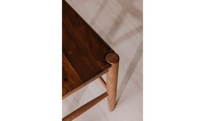 Moe's Home Collection Bar stool OWING COUNTER STOOL WALNUT OWING COUNTER STOOL WALNUT