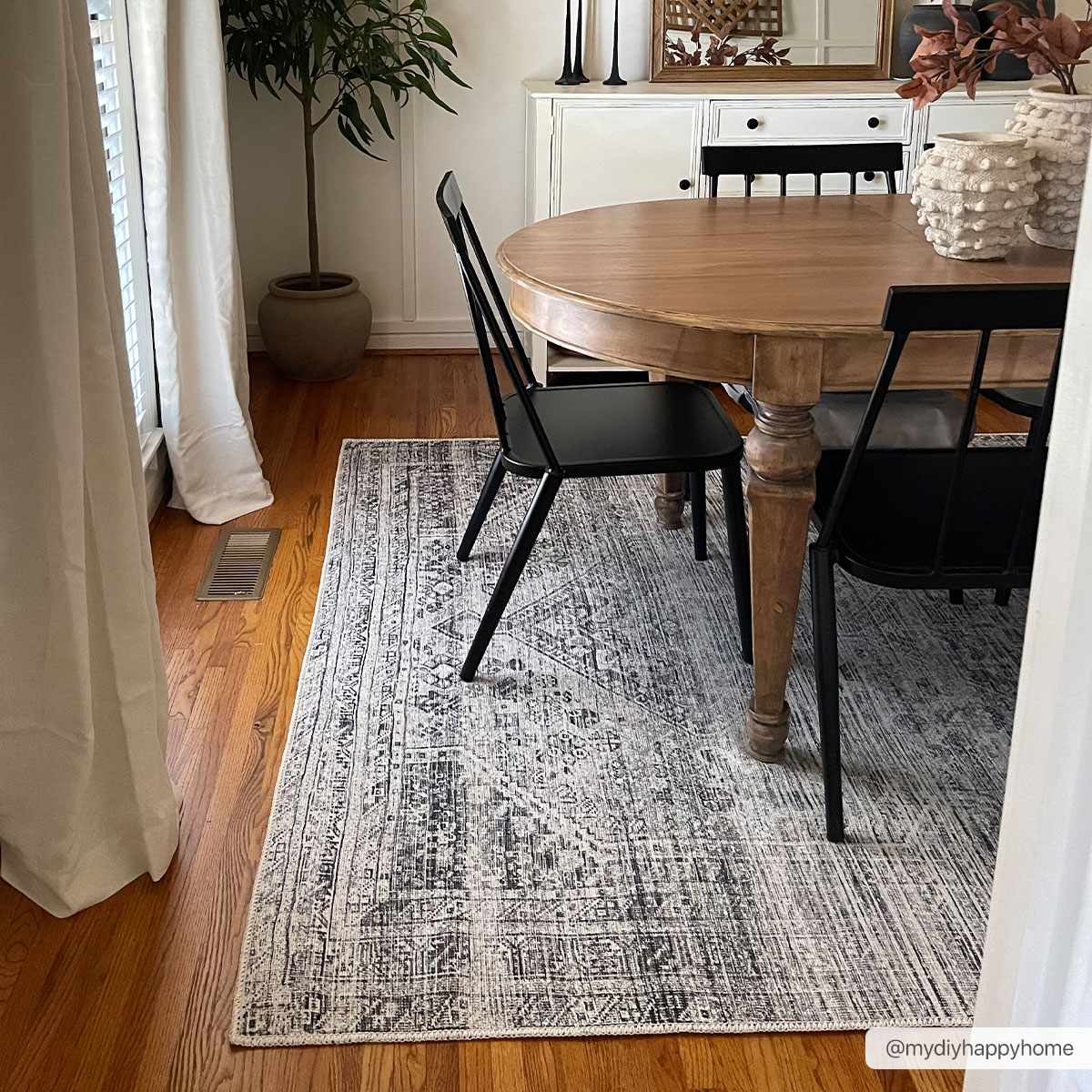 Barny Gray Blue Washable Rug - Clearance.