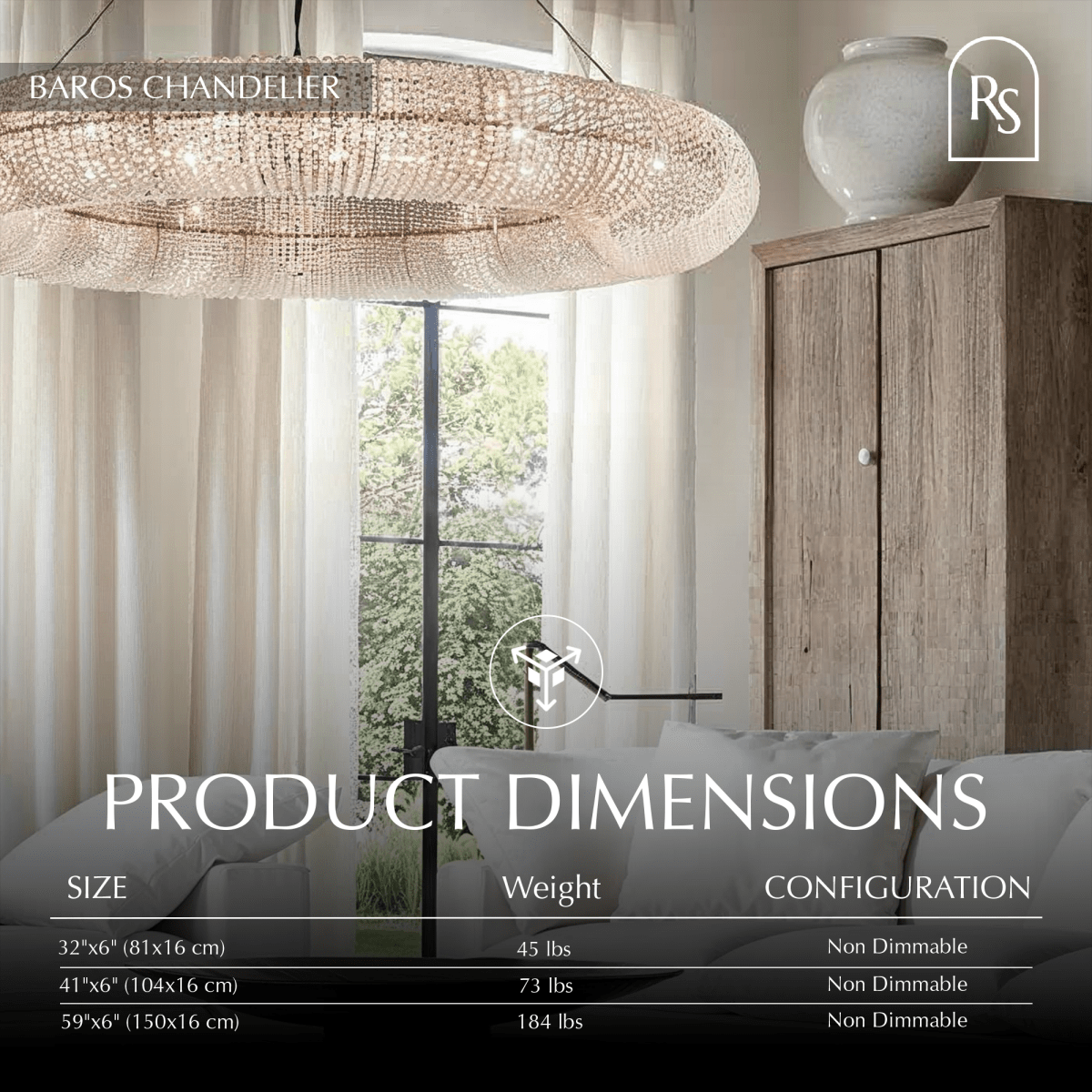 Baros Chandelier.