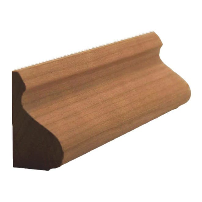 NewMouldings Base Cap Cherry / 94 inches EWBC14 Colonial Base Cap Moulding EWBC14 Colonial Base Cap Moulding