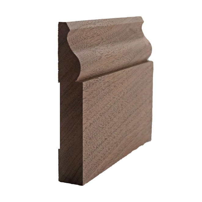 NewMouldings Baseboard Walnut / 94 inches EWBB11 Colonial 4 inch Baseboard Moulding EWBB11 Colonial 4 inch Baseboard Moulding