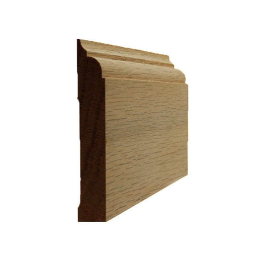 NewMouldings Baseboard Red Oak / 94 inches EWBB22 Nose and Cove 3-1/2 inch Baseboard Moulding EWBB22 Nose and Cove 3-1/2 inch Baseboard Moulding