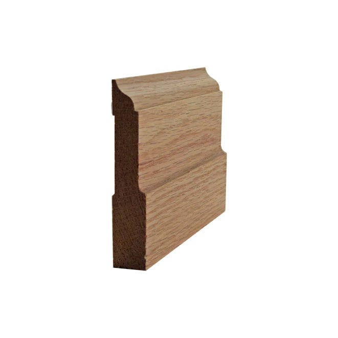 NewMouldings Baseboard Red Oak / 94 inches EWBB31 Colonial 3-1/2 inch Baseboard Moulding EWBB31 Colonial 3-1/2 inch Baseboard Moulding